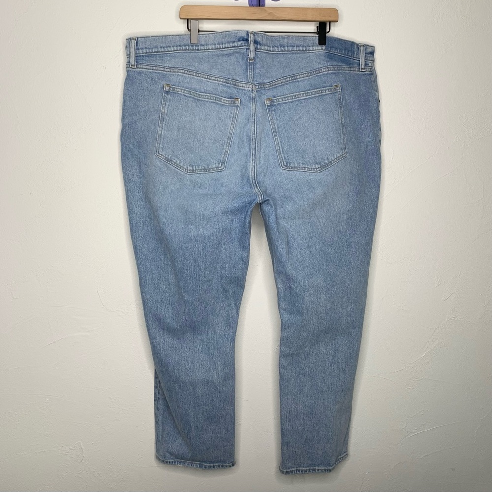 Abercrombie & Fitch Light Blue Straight Leg Jeans - Picture 2 of 10